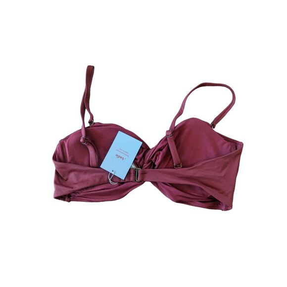 Andie Swim The Capri Top Truffle Eco Nylon Size Large - Picture 8 of 8